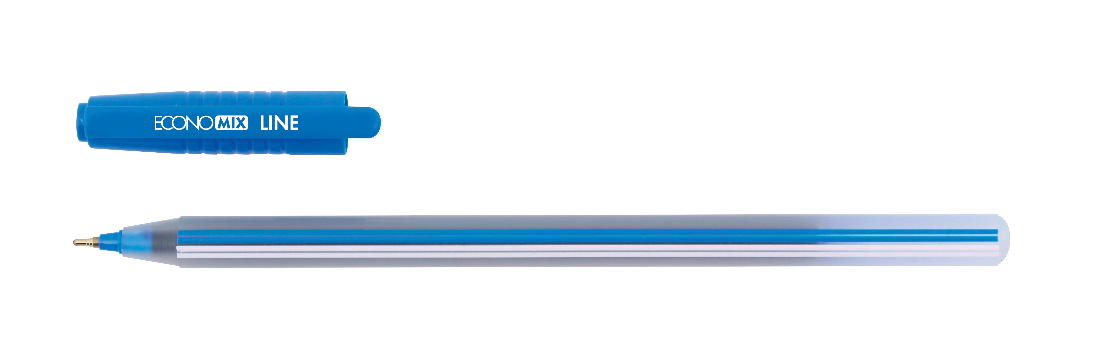 Ручка масляна Economix синя 0,7 мм — фото 2