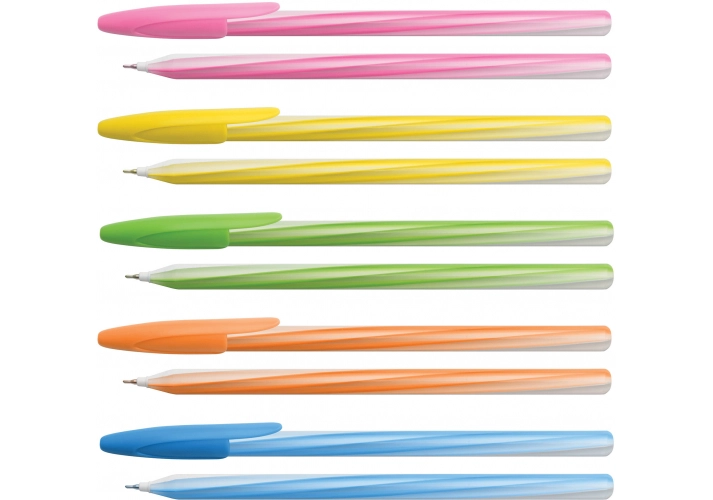 Ручка масляна Optima Fresh Up синя 0,7 мм — фото 2