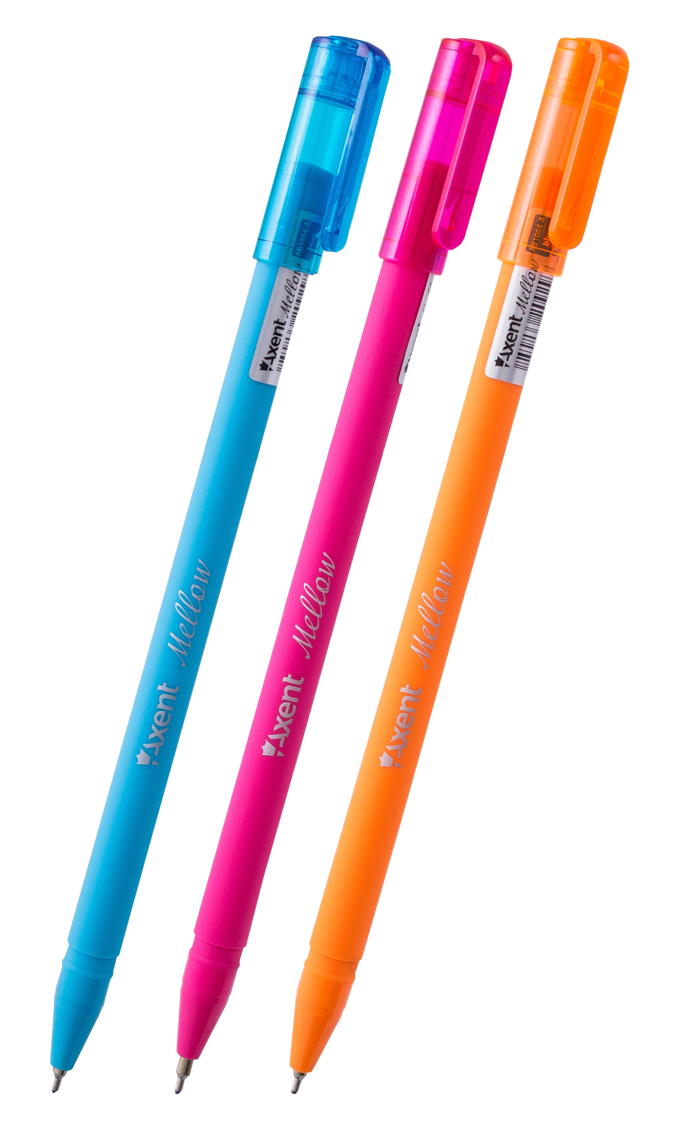 Ручка масляна синя MELLOW AXENT — фото 5