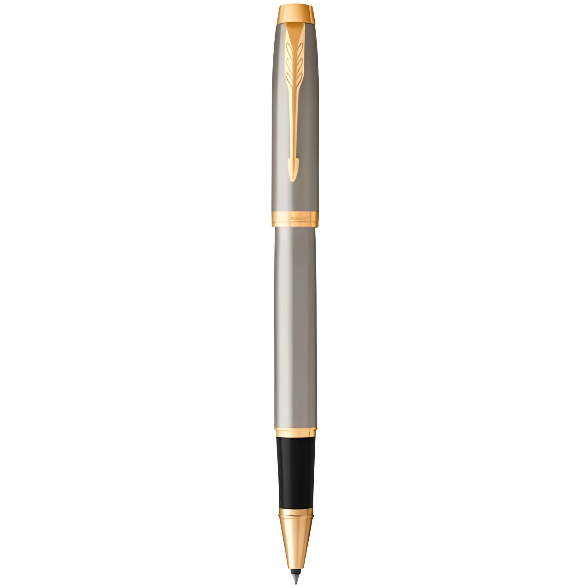 Ручка ролер Parker ІМ Brushed Metal позолота 22 222