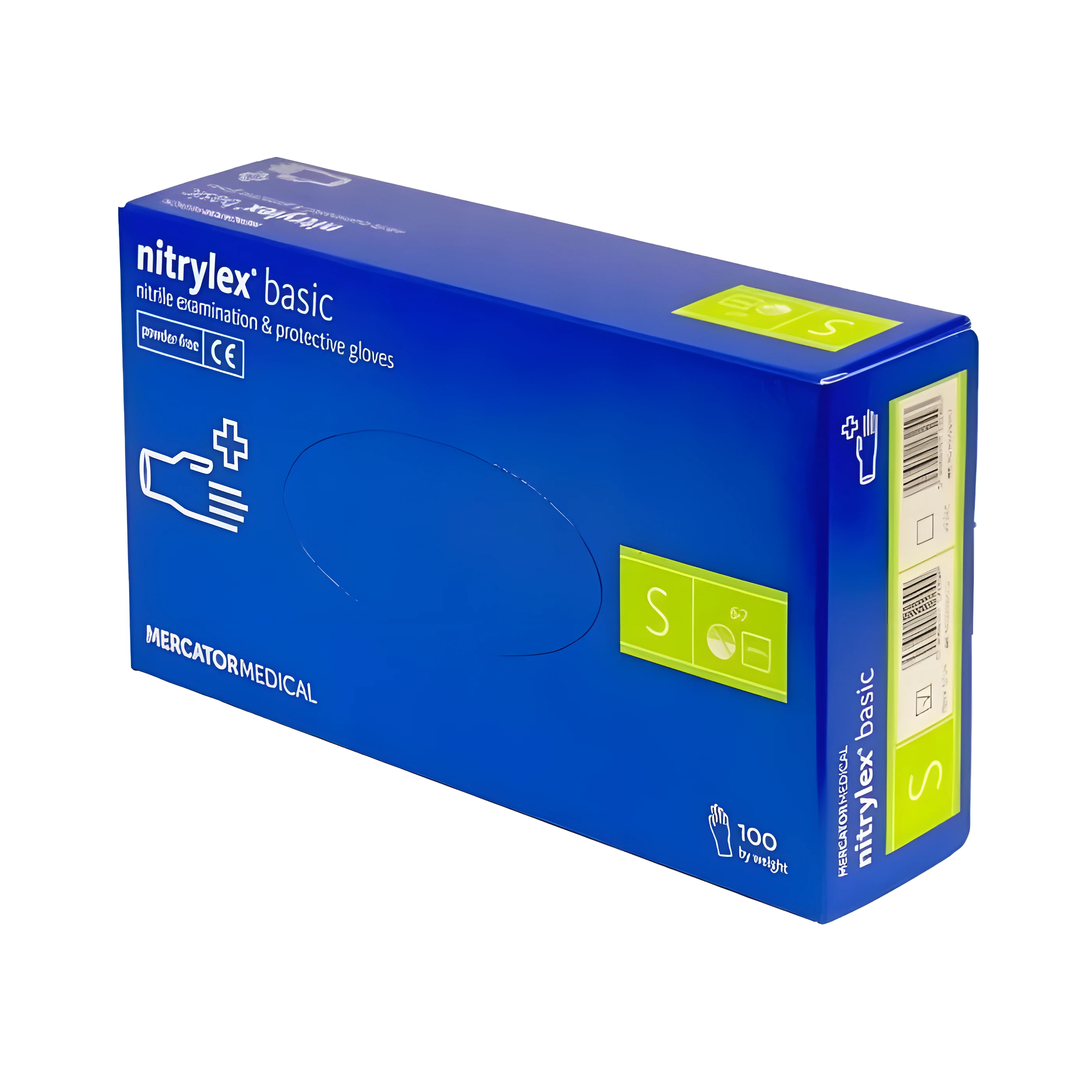 Рукавички NITRYLEX CLASSIC нітрилові оглядові нестерильні не припудрені  S 50пар