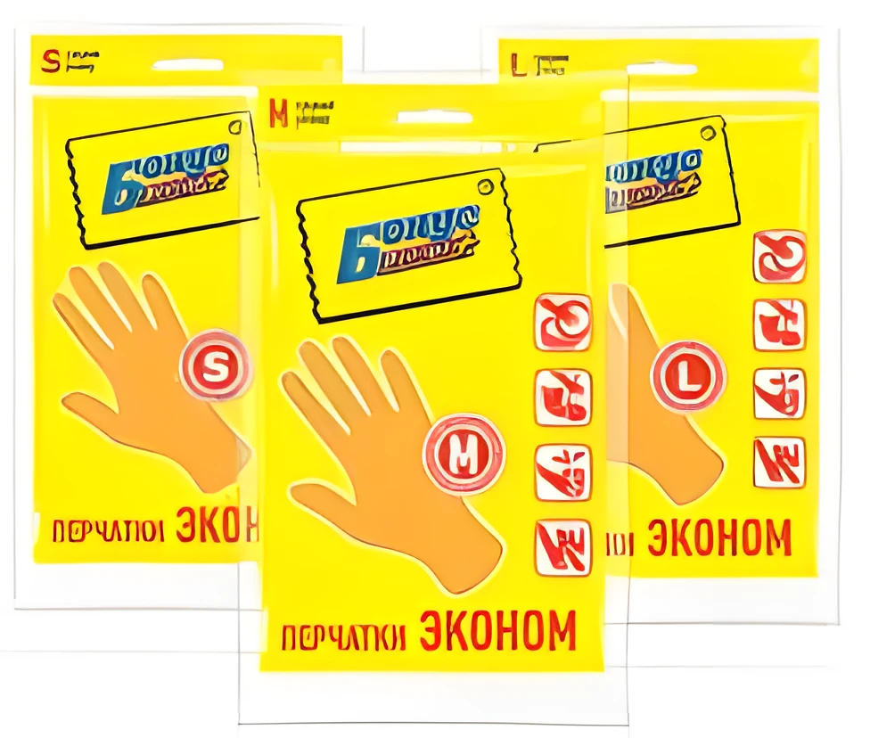Рукавиці Бонус Економ унів. М (1 шт)