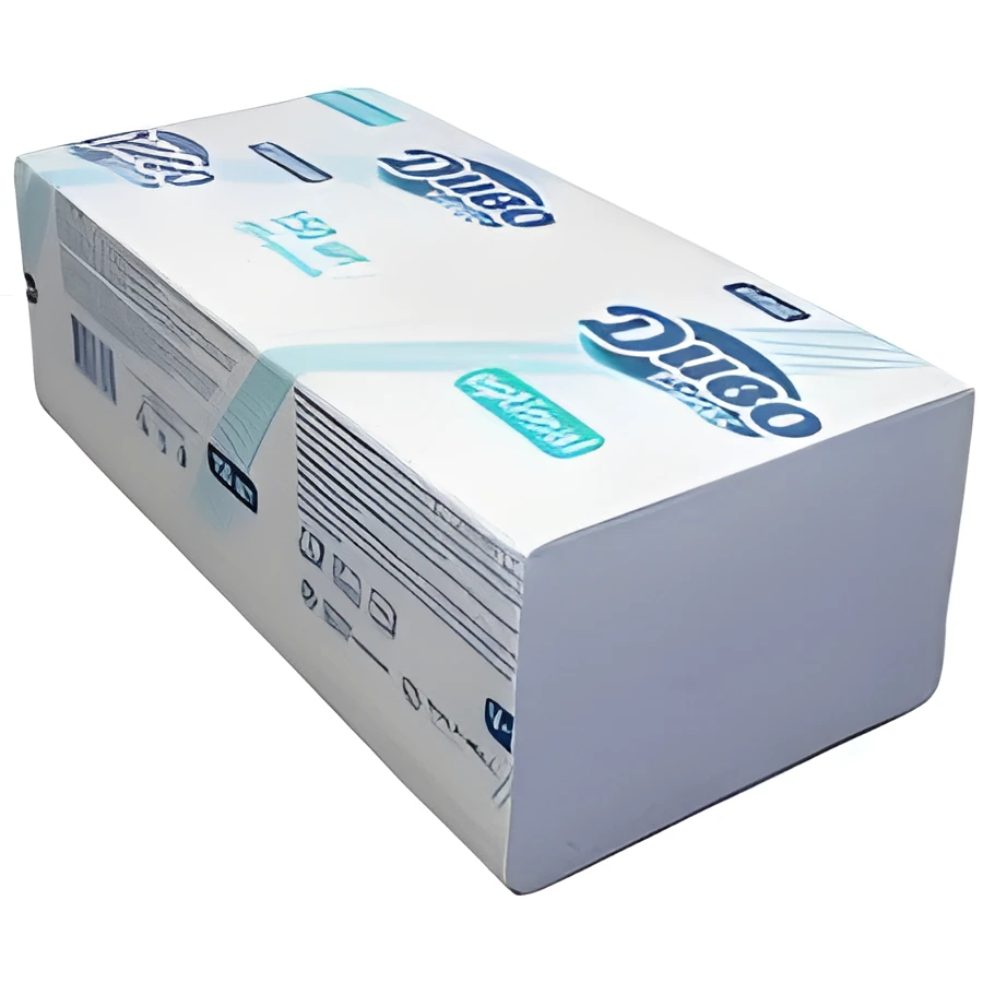 Рушники Диво Бізнес V склад целюлозні по 250шт 1шарові білі Basic 37900