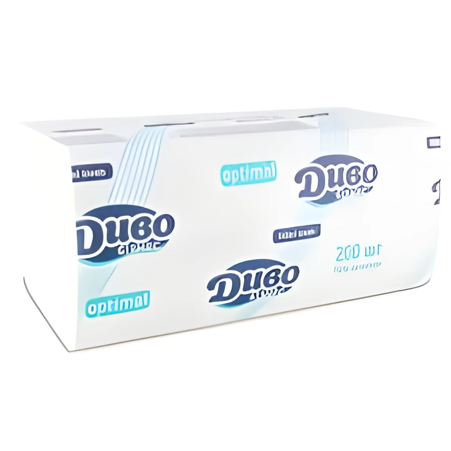 Рушники целюлозні V-складання білі Диво Бізнес OPTIMAL 2-х шарові 200 листів