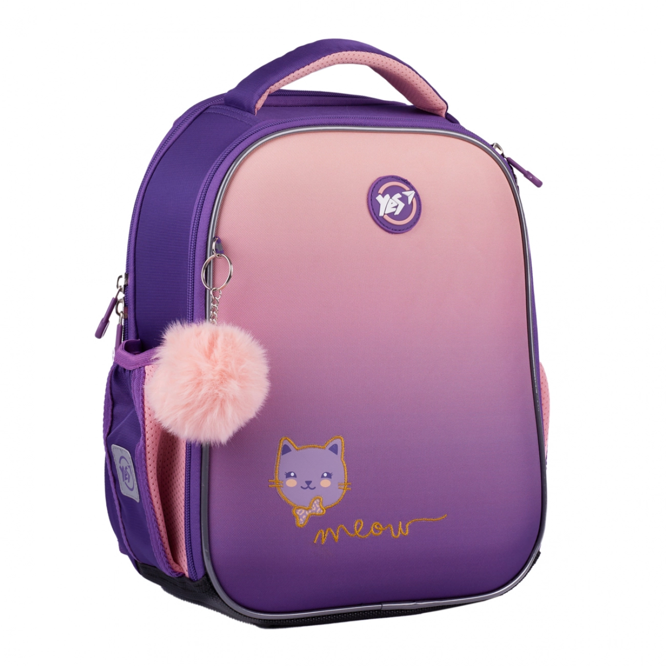 Рюкзак ортопедичний каркасний YES H-100 Happy Kitty — фото 3