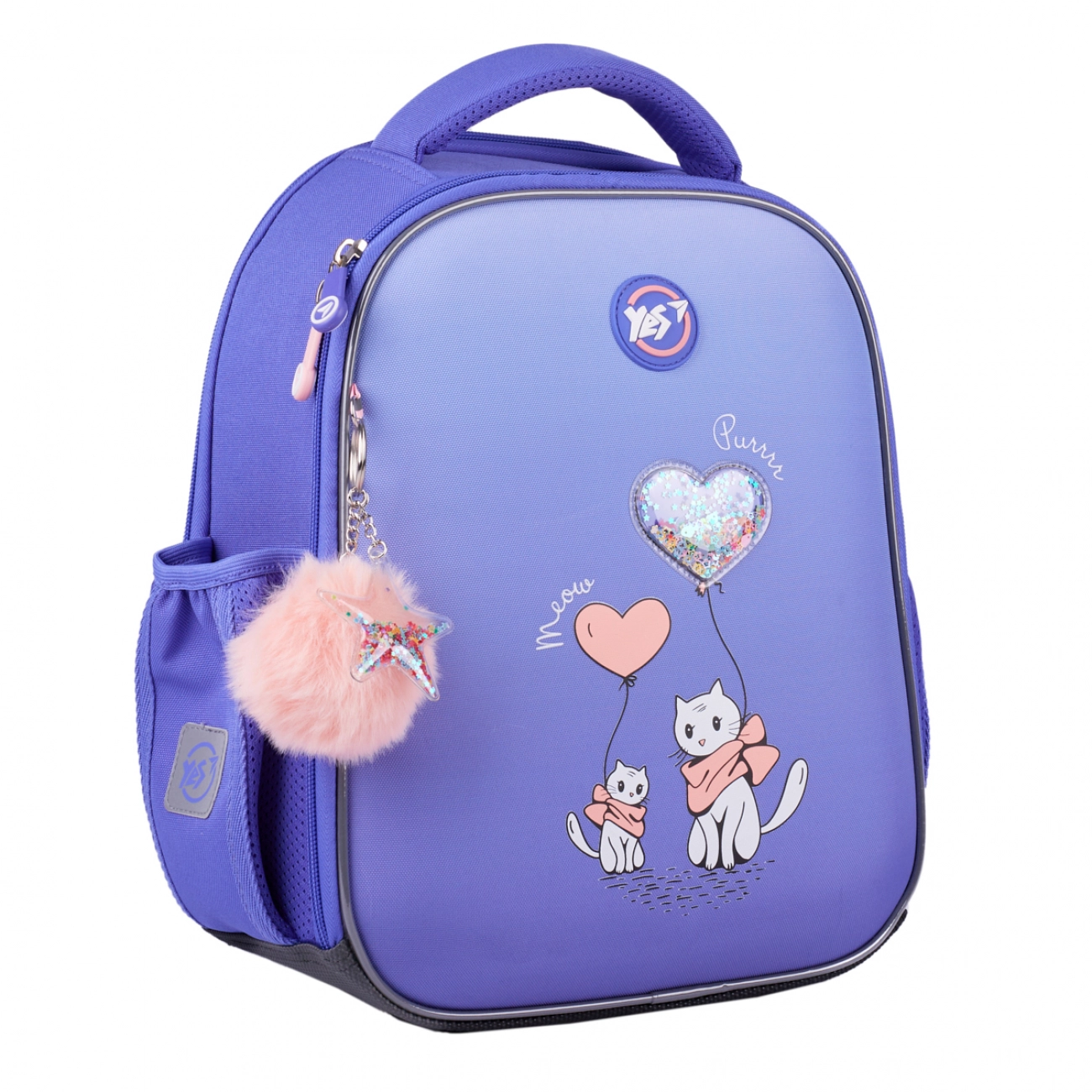 Рюкзак ортопедичний каркасний YES H-100 Purr Meow — фото 3