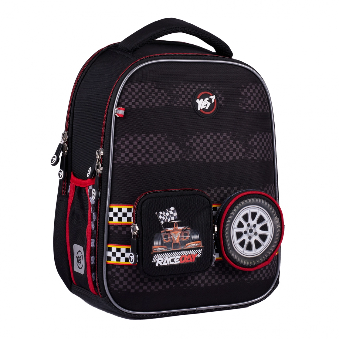 Рюкзак ортопедичний каркасний YES H-100 Race Day — фото 3