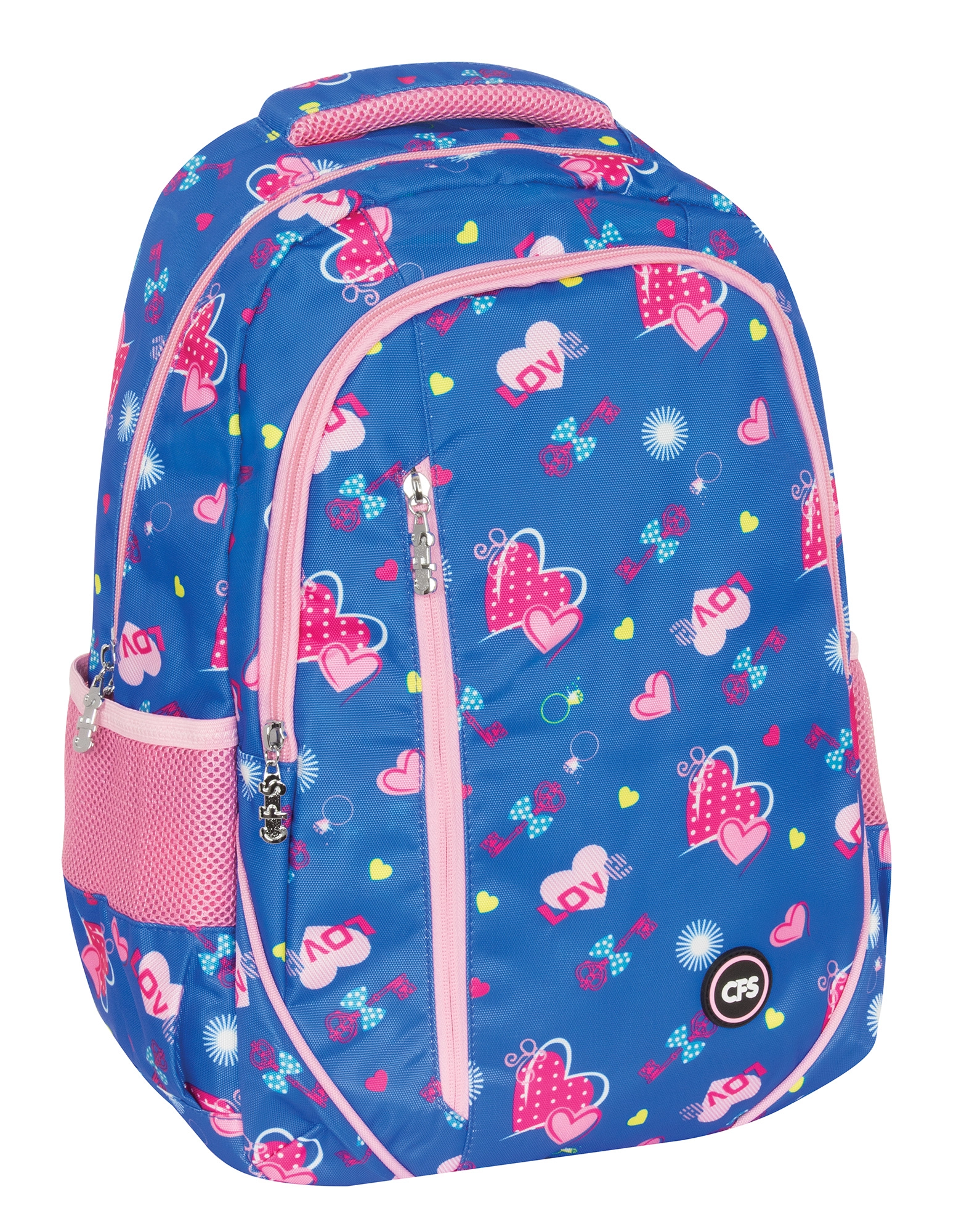 Рюкзак шкільний 18,5 CF86579 сердечка — фото 2