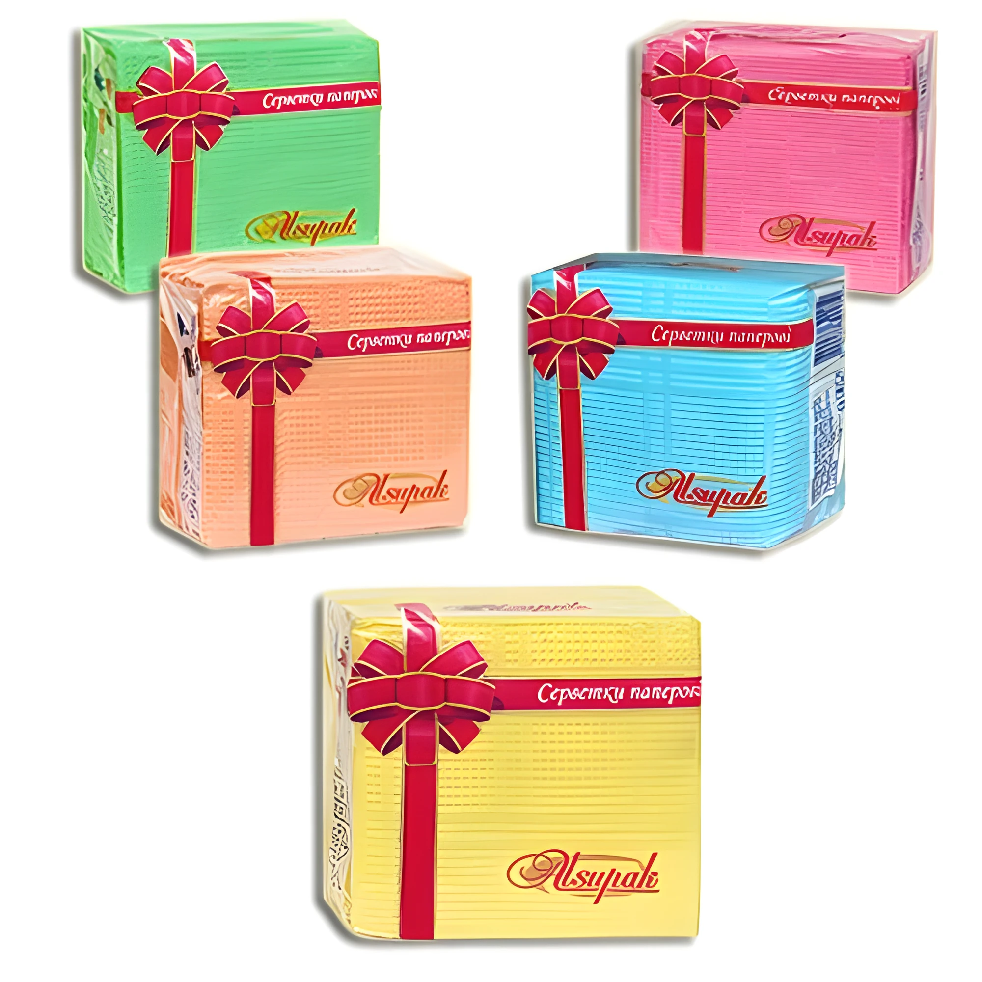 Серветка Alsupak кольрова 100шт в мішках