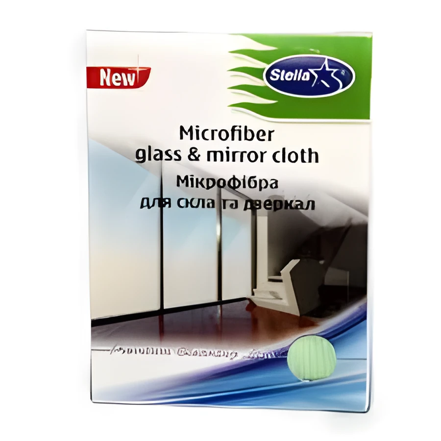Серветка з мікрофібри для скла та дзеркал