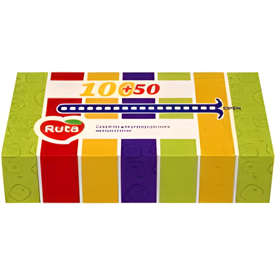 Серветки косметичні Ruta 150л/2шарові білі в плівці