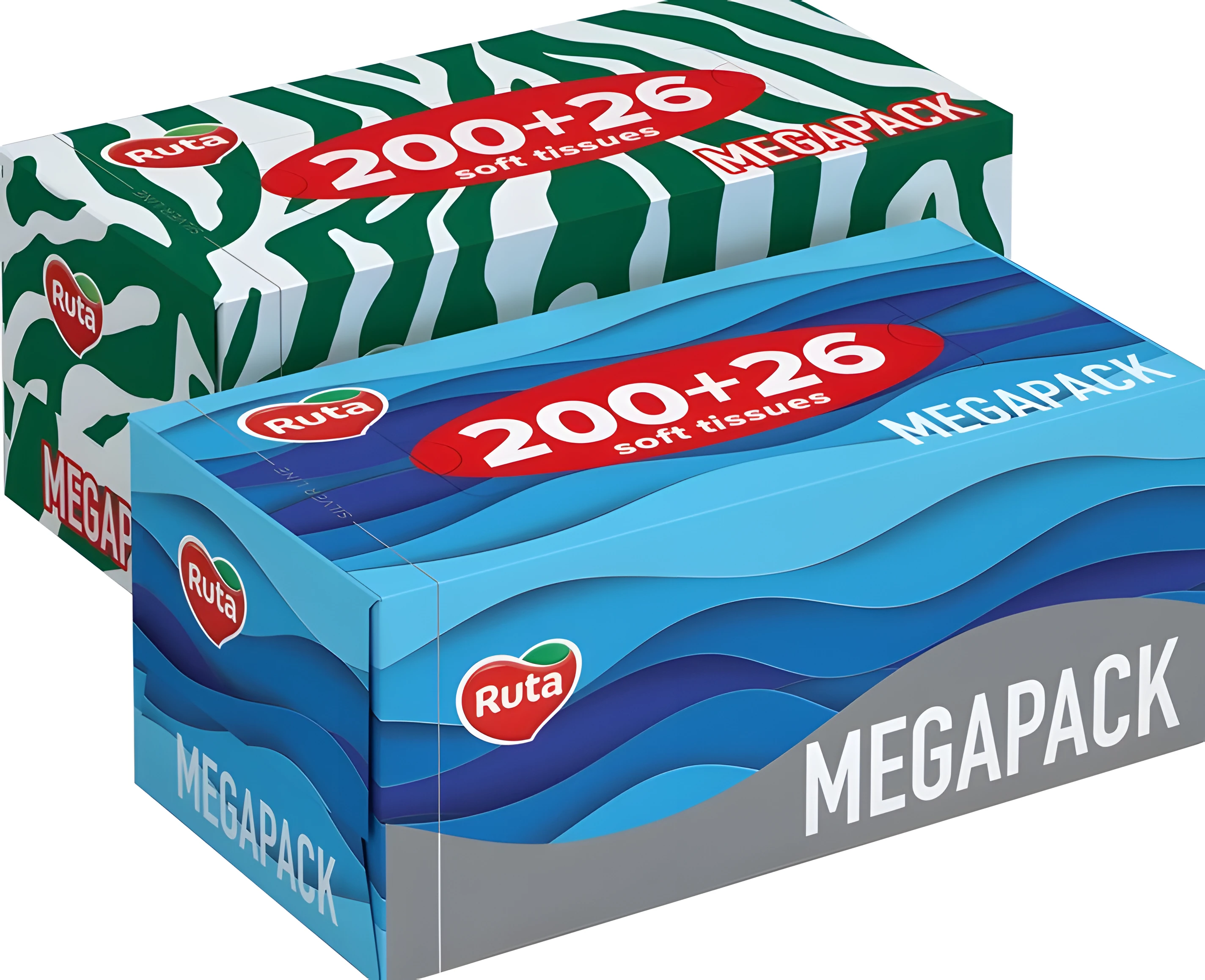 Серветки косметичні Ruta Family Pack Brick білі 200 шт