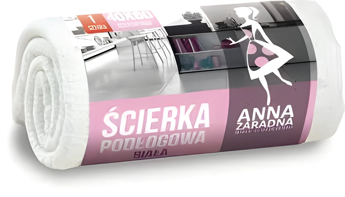 Сетветка для миття підлоги біла 40х60