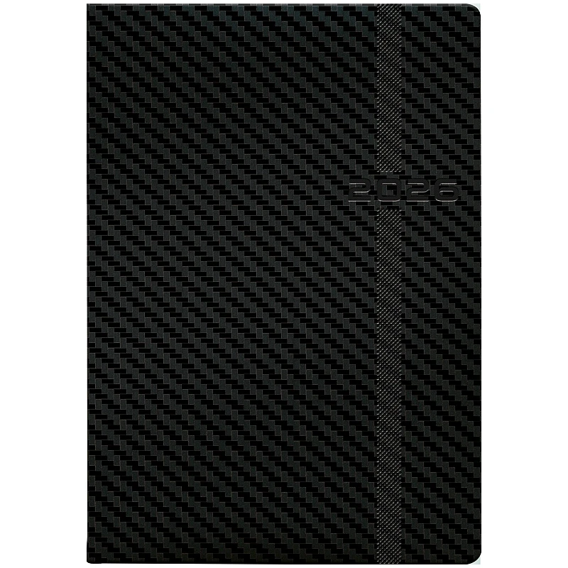 Щоденник датований 2026 Brunnen Стандарт Soft Carbon чорний 73-795 31 906