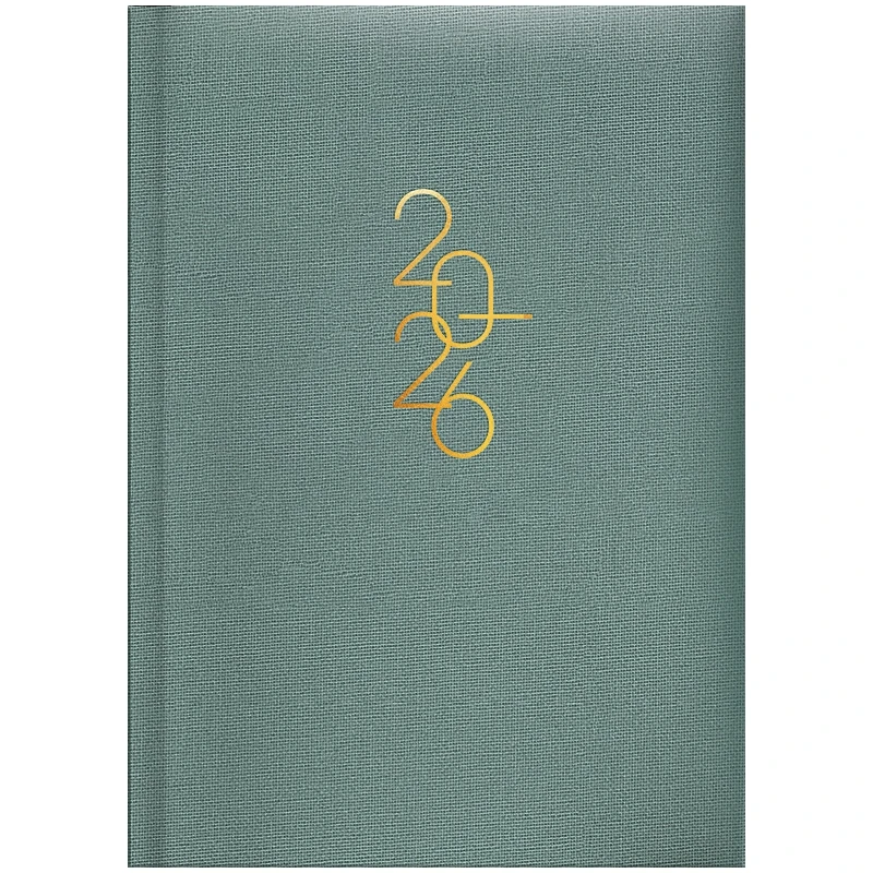 Щоденник датований кишеньковий 2026 Brunnen Linesse морський зелений 73-736 69 566