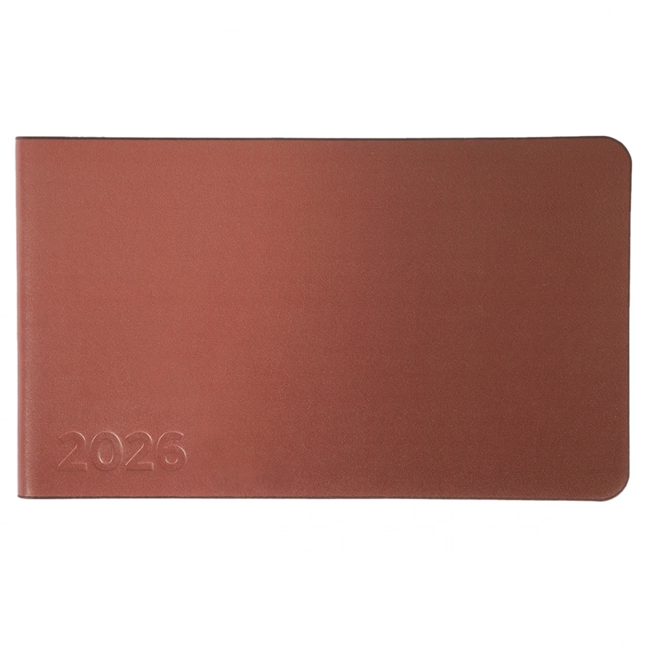 Щотижневик датований 10х17 см 2026 Leo Planner Choco м`який