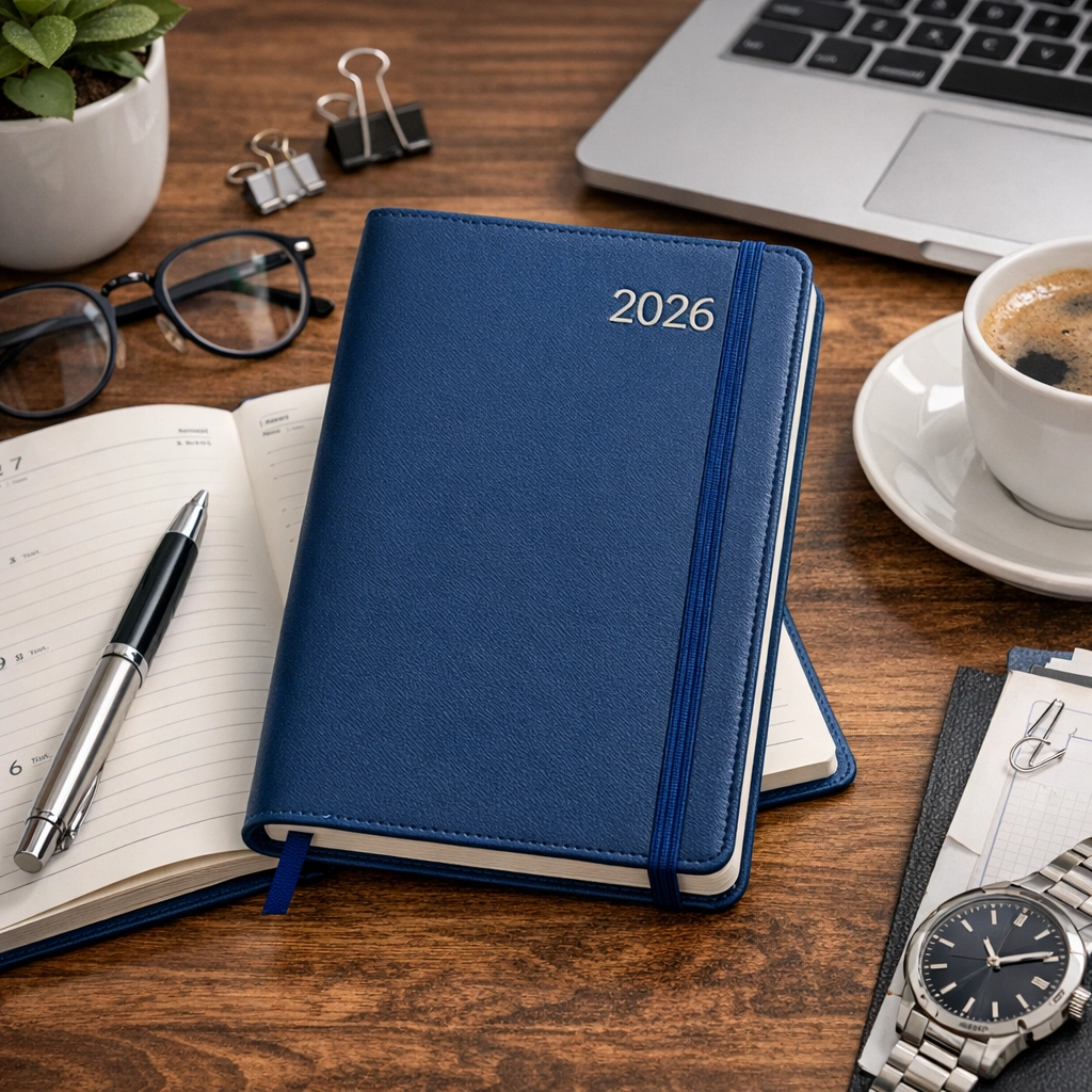 Щотижневик датований 2026 Axent Partner Soft Skin 125х195 синій 8509-26-02-A