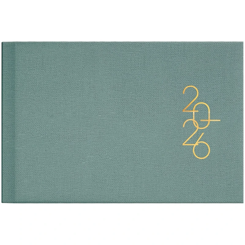 Щотижневик датований кишеньковий 2026 Brunnen Linesse морський зелений 73-755 69 566