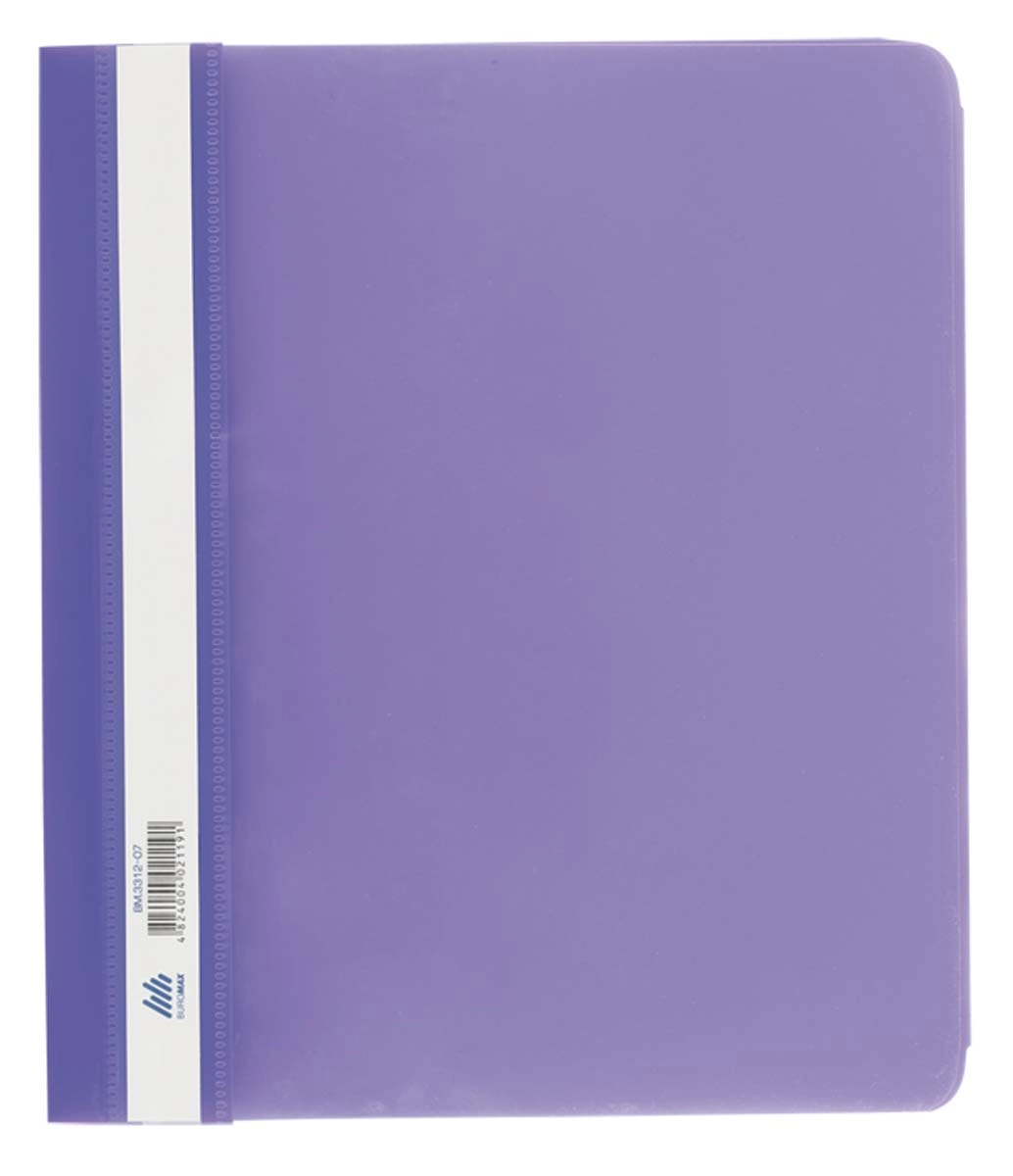 Швидкозшивач пластиковий А5 3312 Buromax фіолетовий — фото 2
