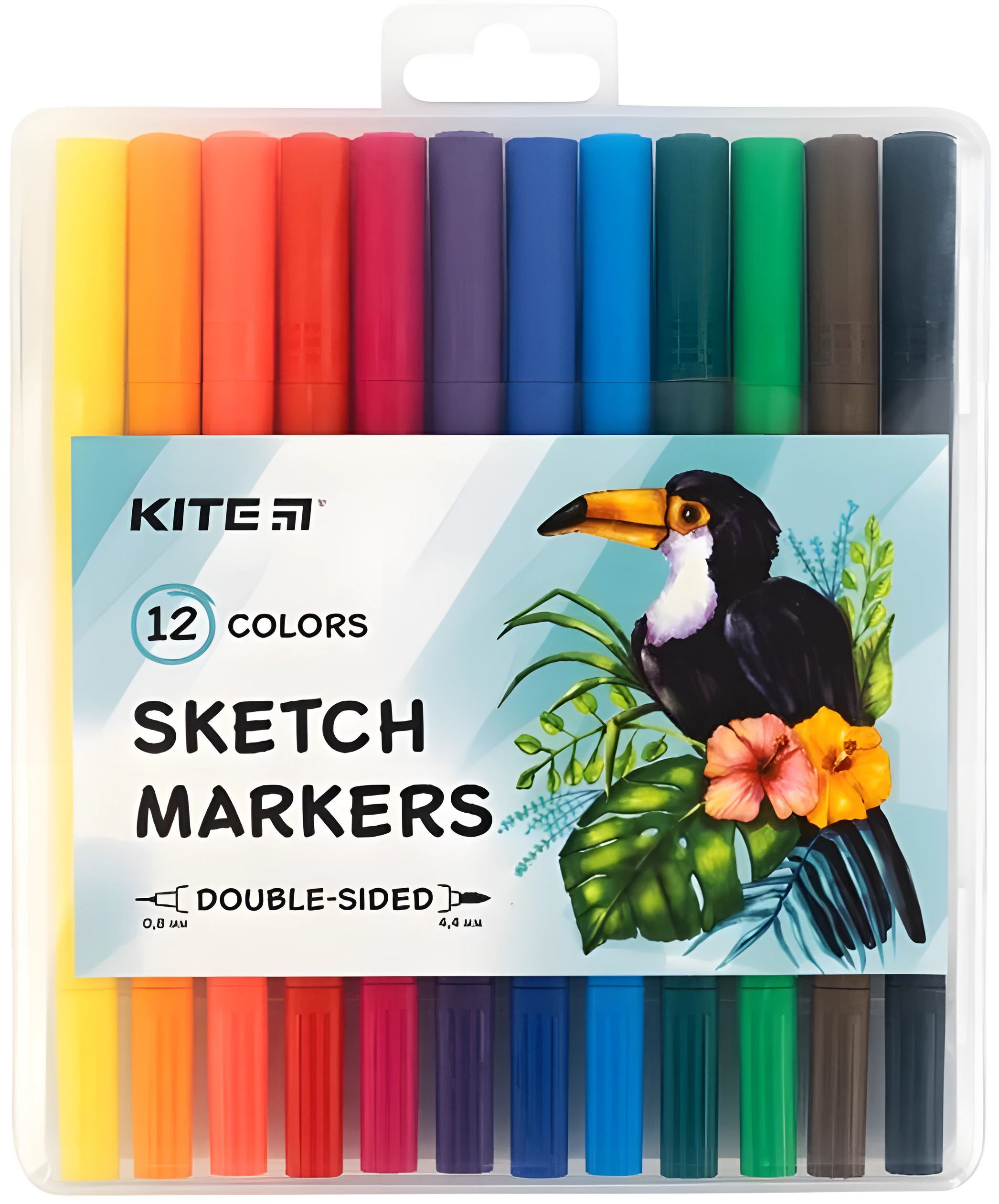 Скетч маркери KITE набiр 12шт