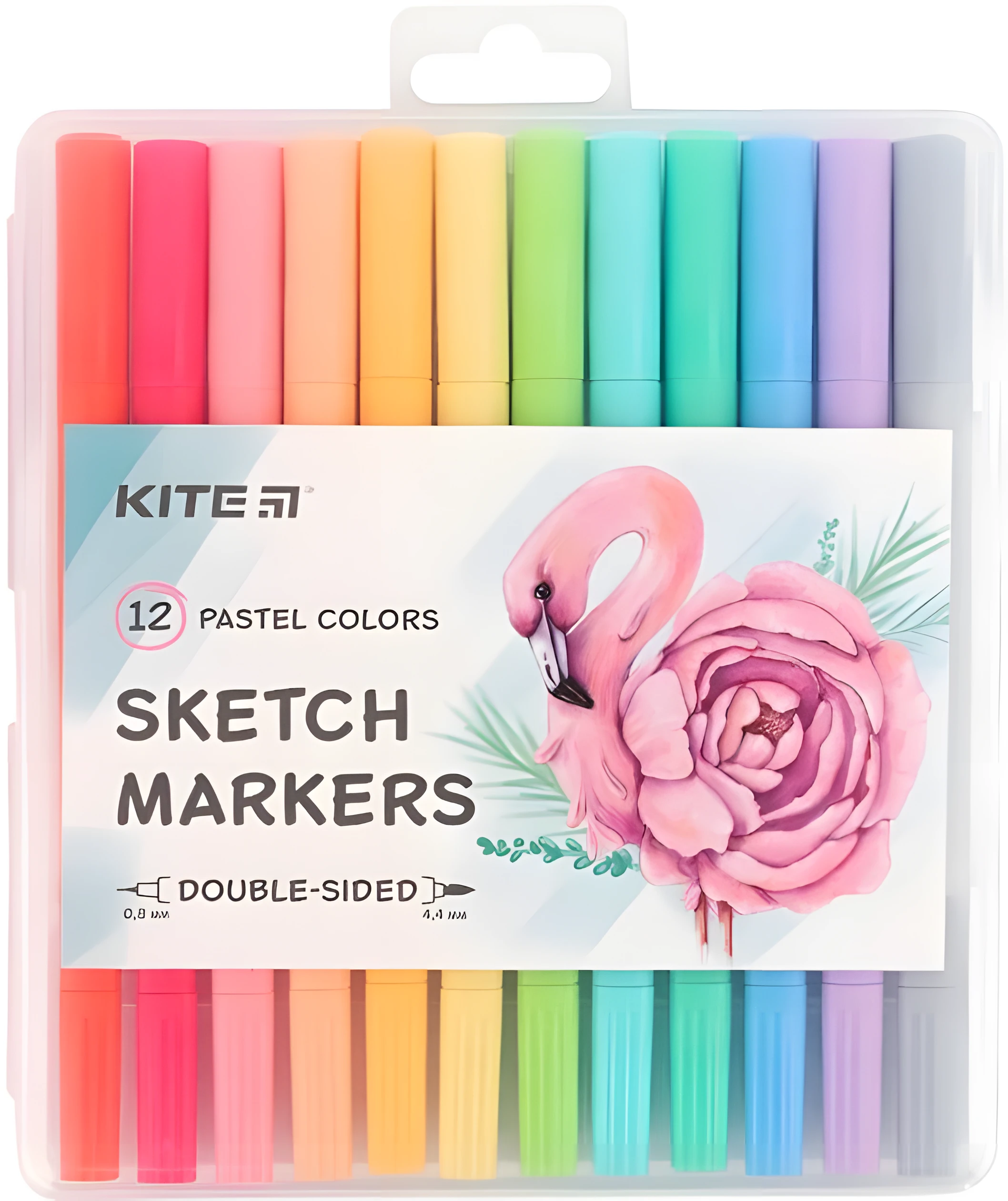 Скетч маркери KITE набiр Pastel 12шт