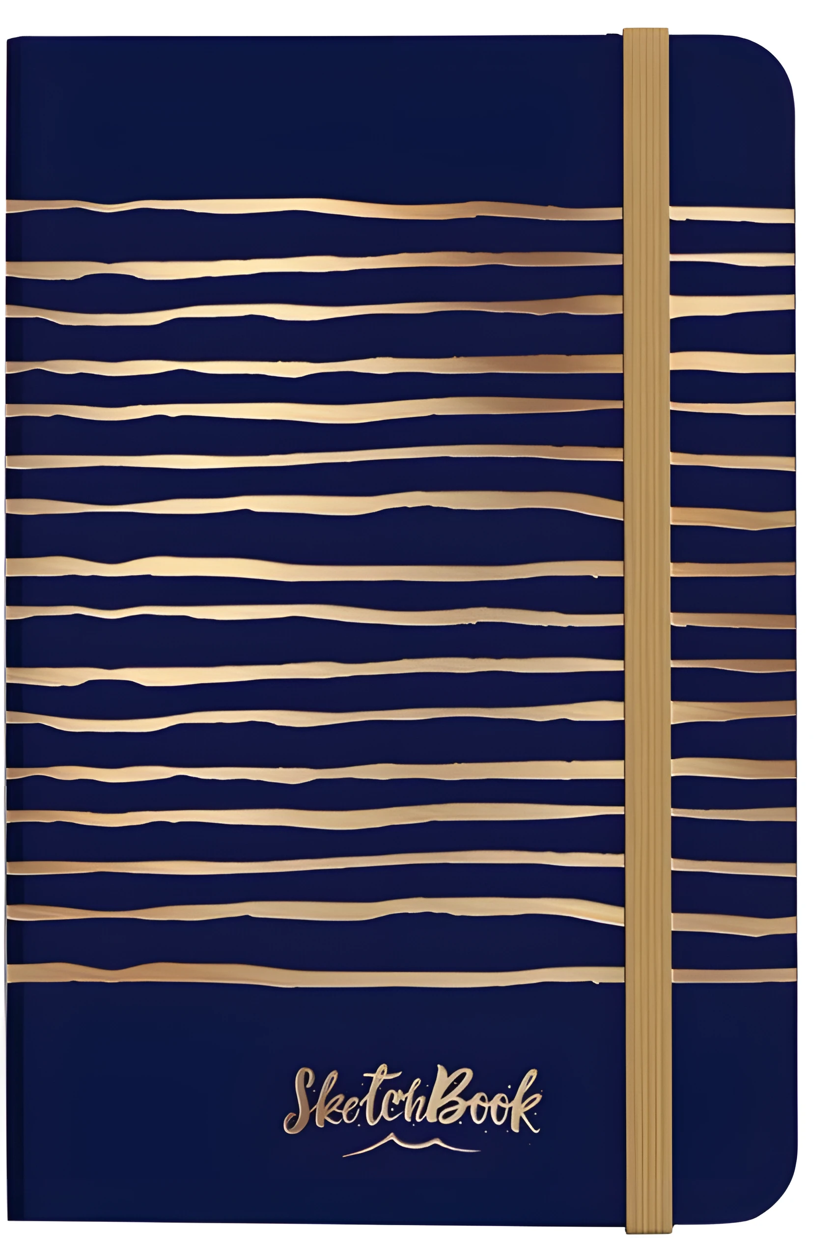 Скетчбук на гумці 80 аркушів інтегрована обкладинка білий блок 120г 1В2935 Асорті