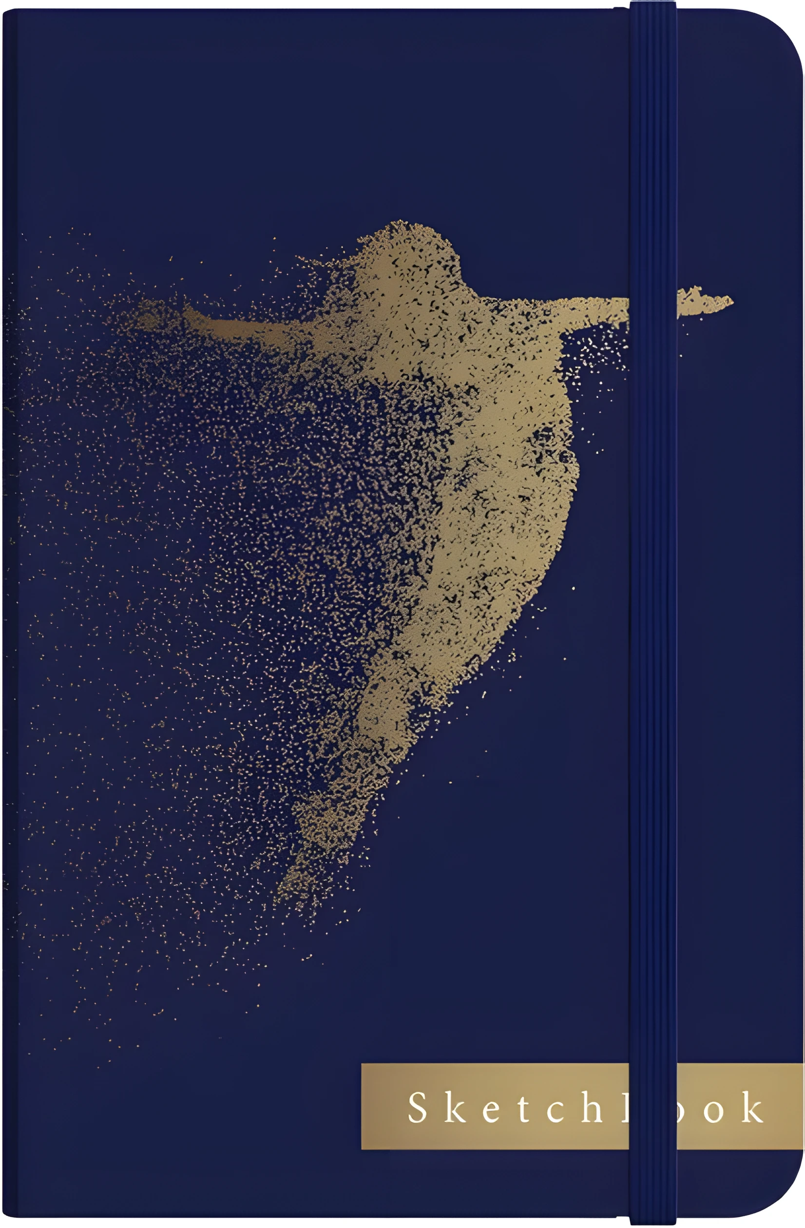 Скетчбук на гумці 80 аркушів інтегрована обкладинка крем блок 130г/м2 1В2936 Натхнення