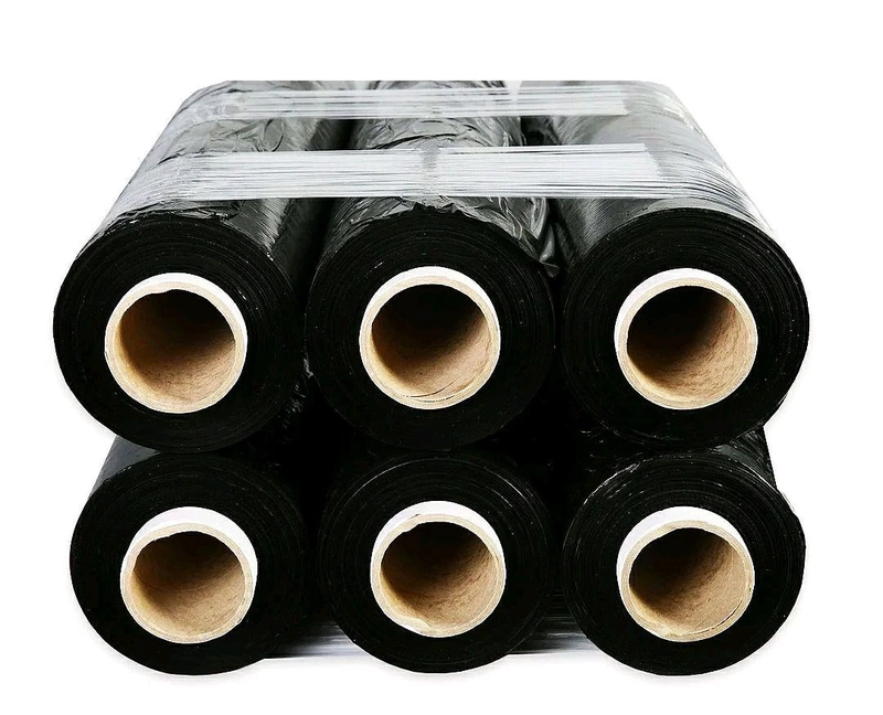 Стрейч плівка 20мКм 500мм чорна (2,1кг) — фото 2