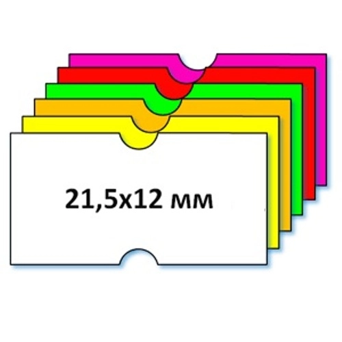 Стрічка для етикет-пістолета 21*12/1000 біла (22*12) — фото 2