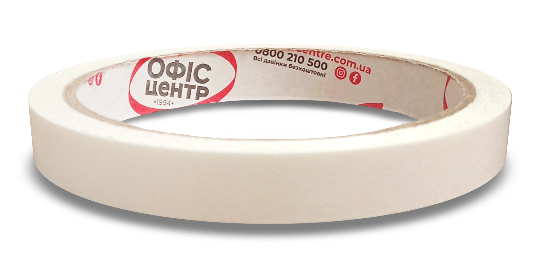 Стрічка клейка двостороння тонка 18×10 м — фото 2