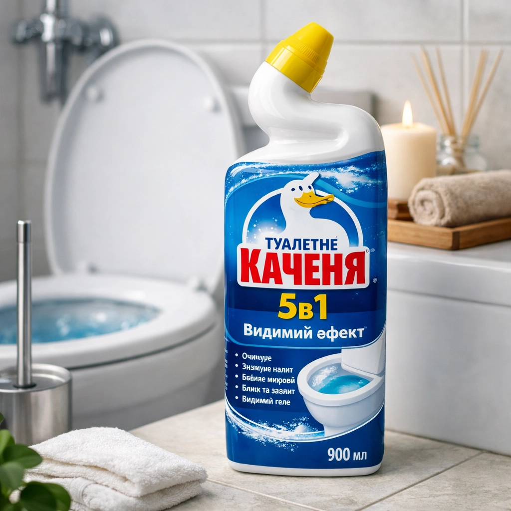 Туалетне каченя 5в1 900 мл Видимий ефект