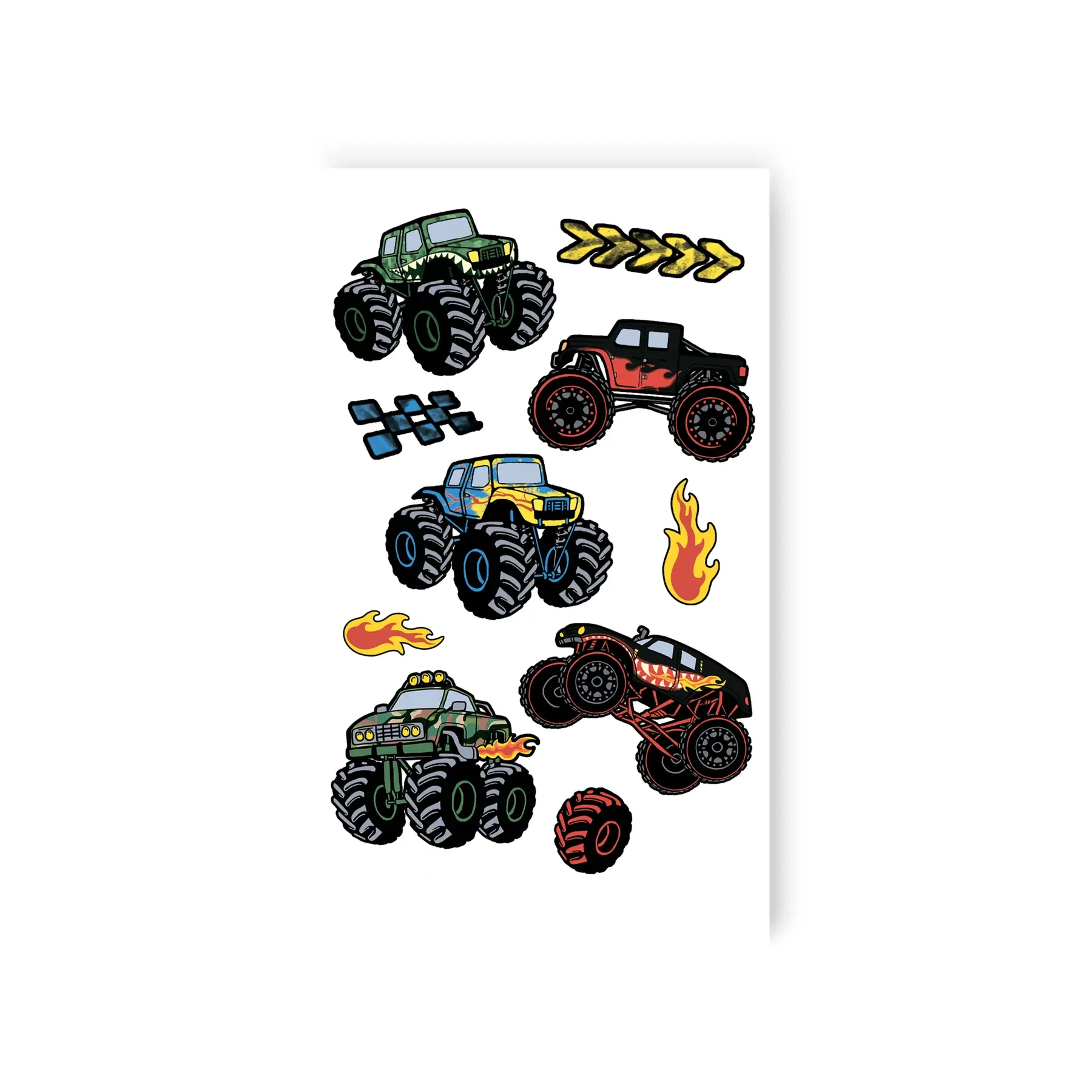 Тимчасове тату Tattooshka Машини монстри L-64 — фото 2