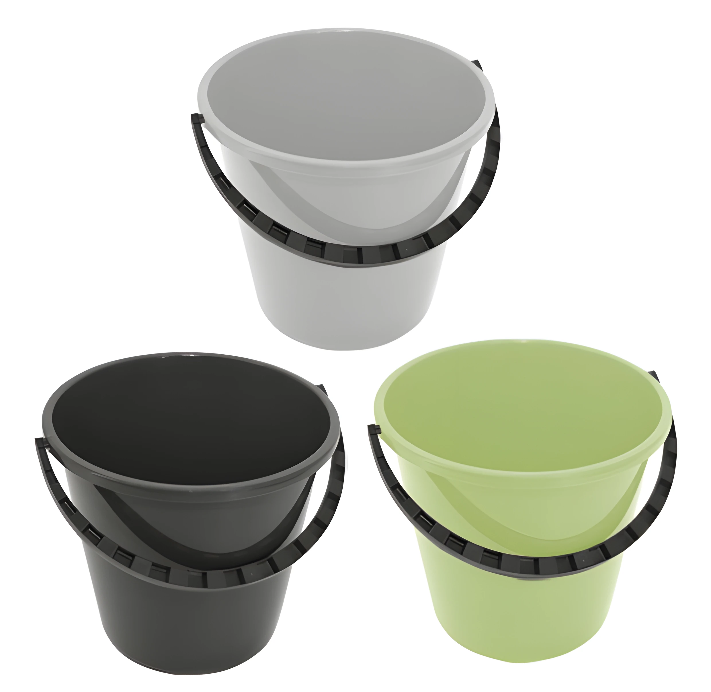 Відро York 10л кругле пластикове — фото 2