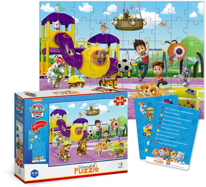Вімельпазл на 60 елементів Dodo Paw Patrol На прогулянці — фото 2