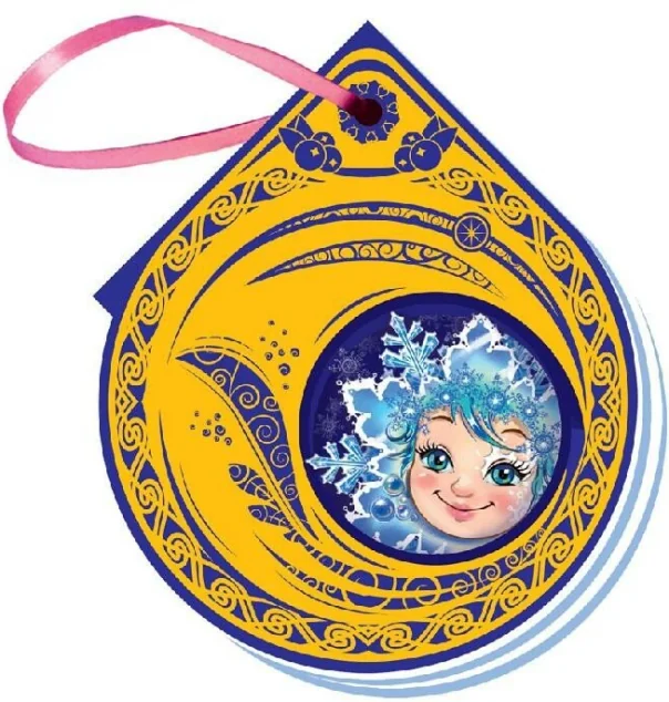 Книжка на ялинку. Сніжинка