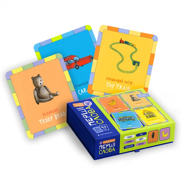 Колекція малюка. Перші україно-англійські слова. Флеш-картки. Від 3 років