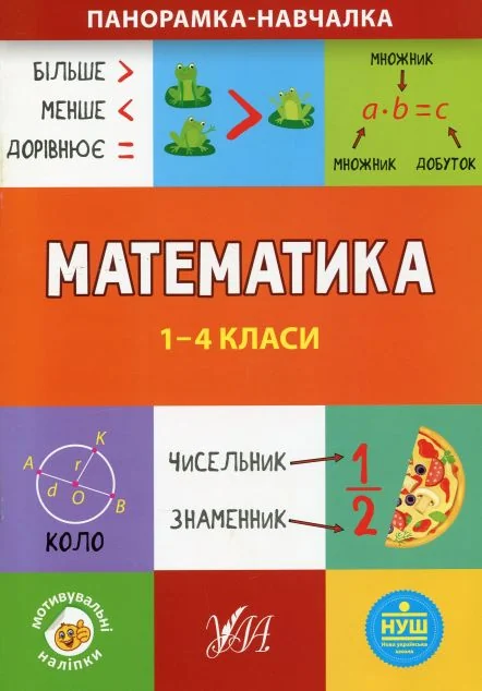 Панорамка-навчалка. Математика. 1-4 класи