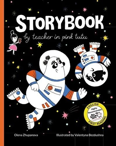 Storybook by teacher in pink tutu
