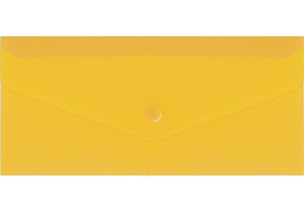 Євроконверт прозорий на кнопці Е65 глянець жовтий — фото 2
