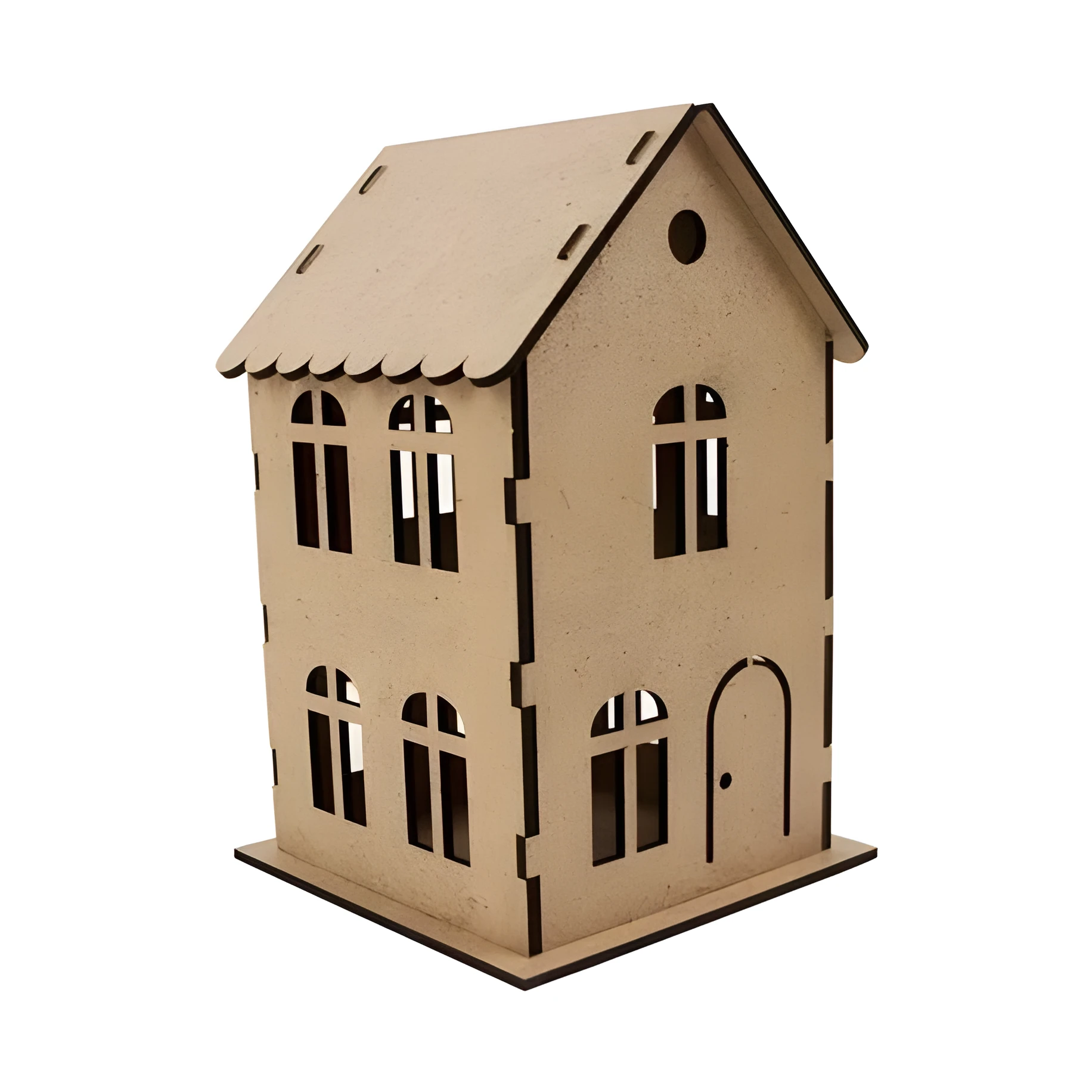 Заготовка “Хатинка 3Д“ 1, ДВП, 12,5х12,5х20 см, ROSA TALENT