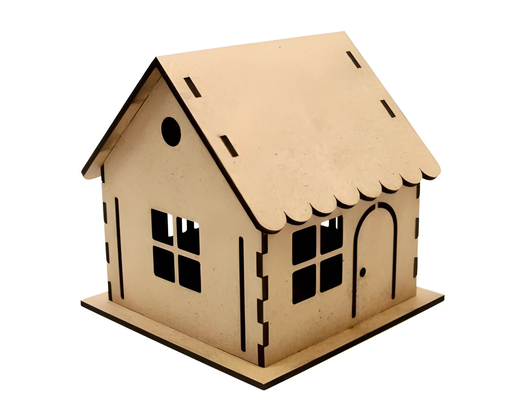 Заготовка “Хатинка 3Д“, ДВП, 12,5*12,5*12,5см, ROSA TALENT