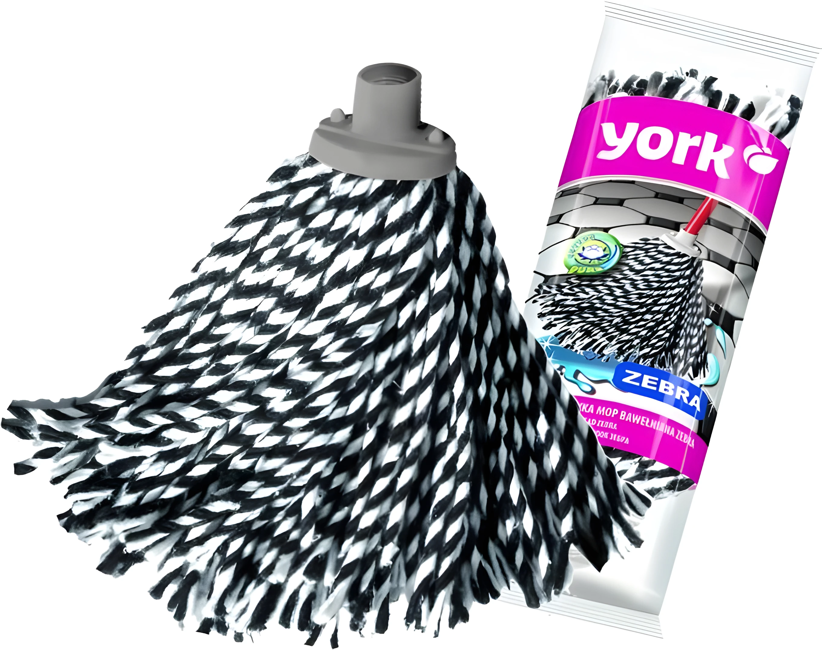 Запаска до швабри бавовна ZEBRA York — фото 2