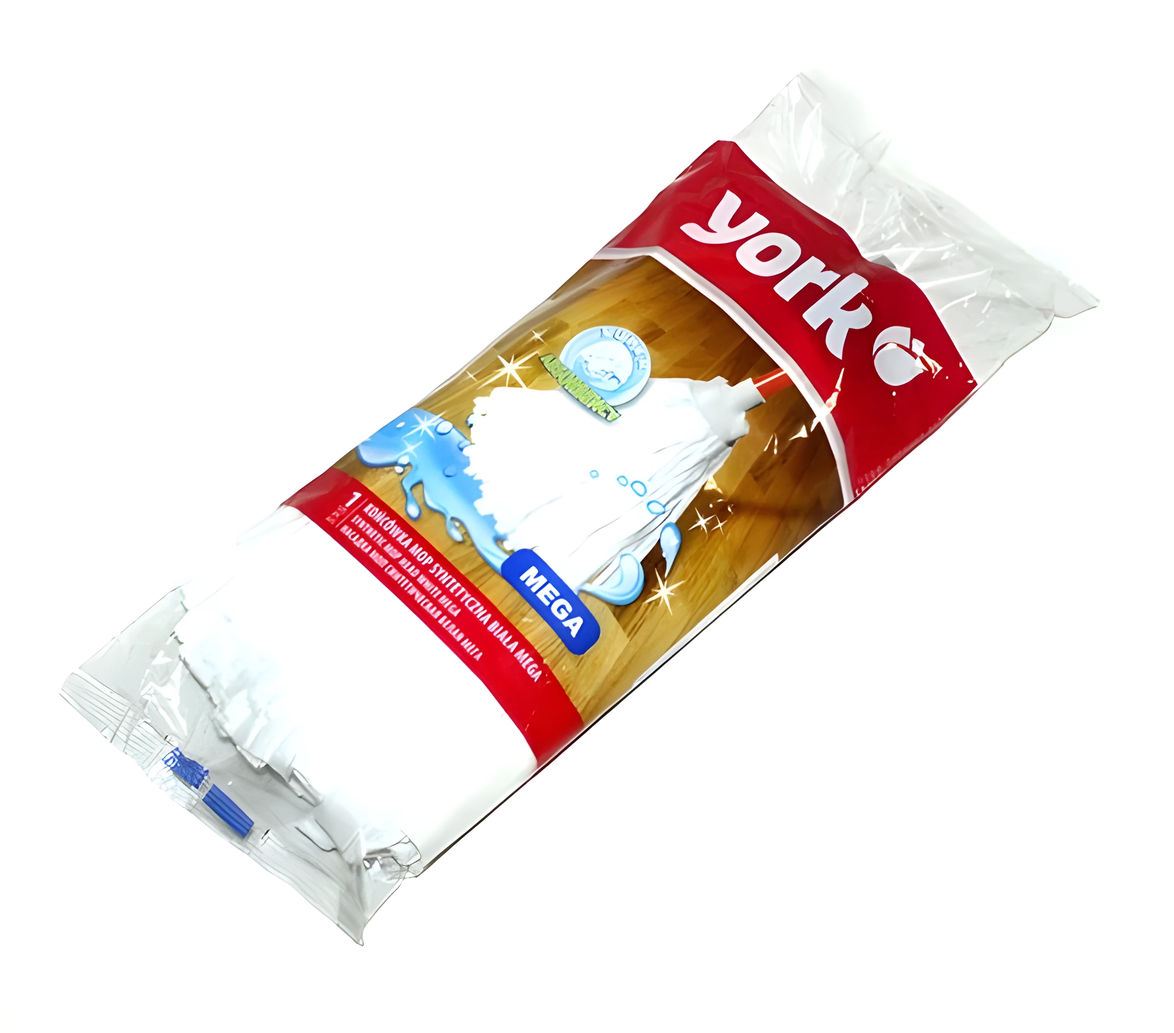 Запаска до швабри York MEGA синтетика біла 140г 078010