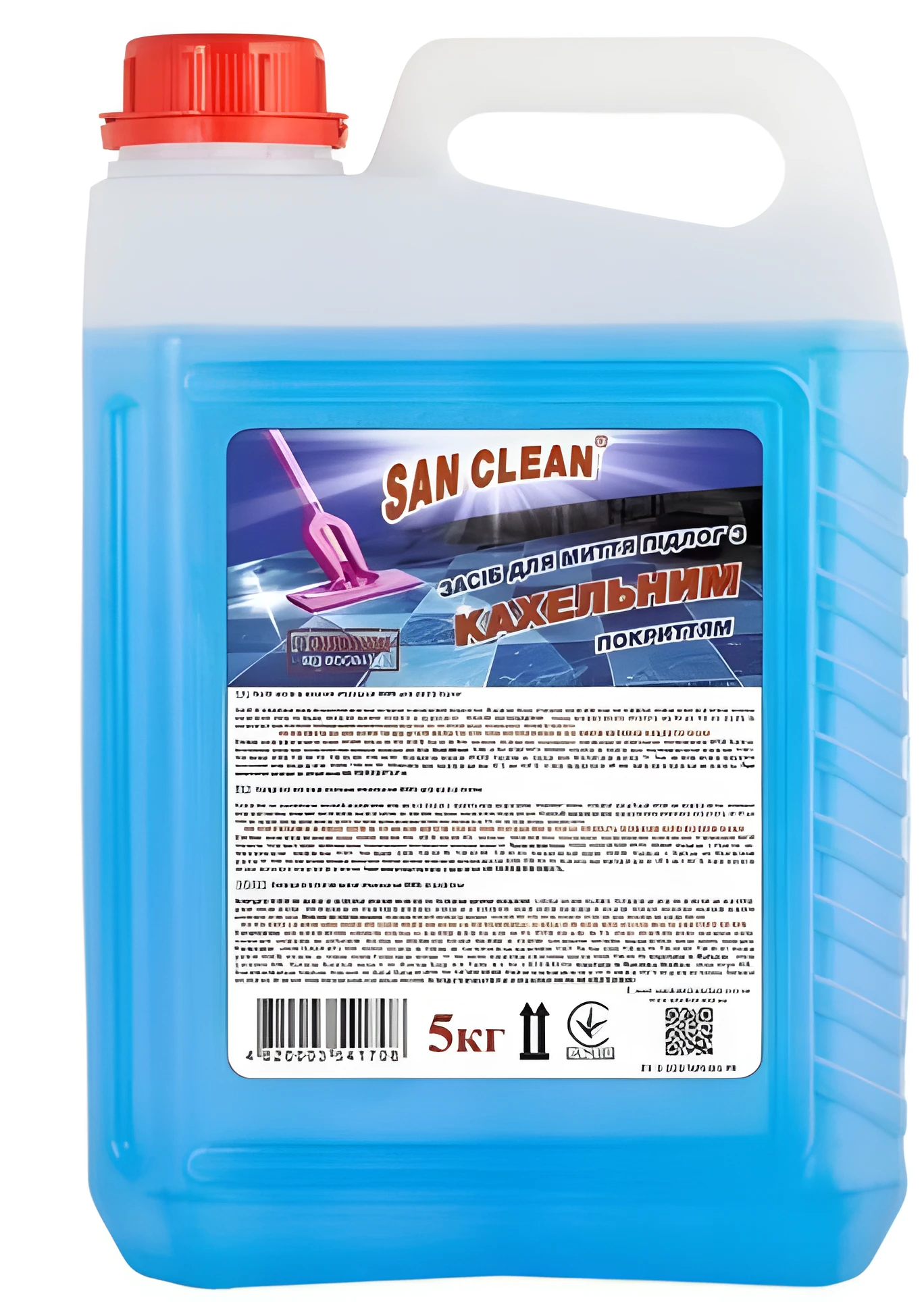 Засіб для миття підлоги San Clean для кахлю і плитки 5 л