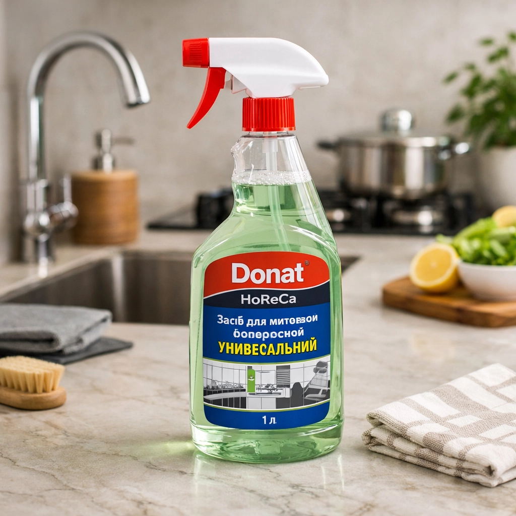 Засіб для миття поверхонь універсальний Donat HoReCa 1л