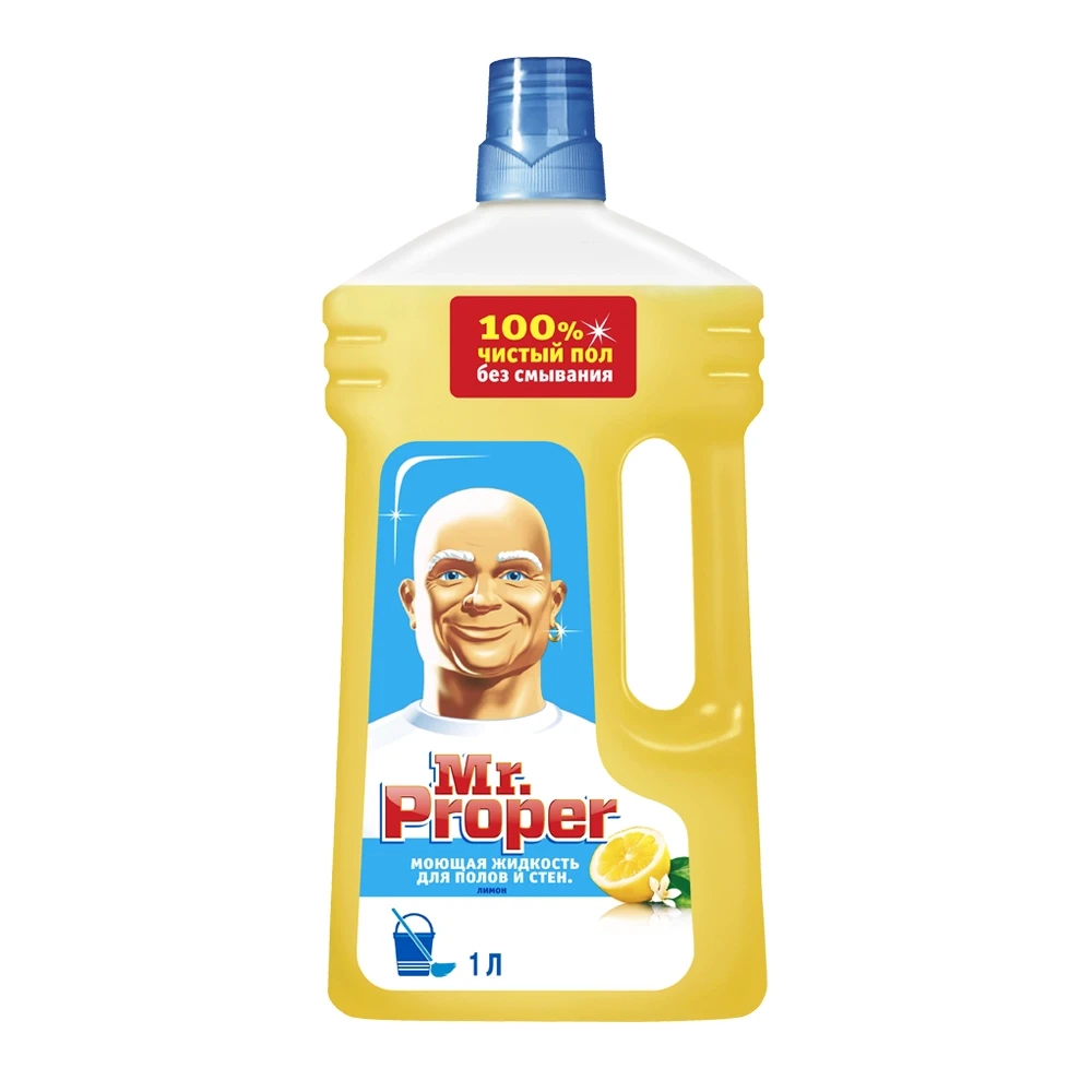Засіб миючий для прибирання підлоги та стін Mr. Proper Літній Лимон 1л