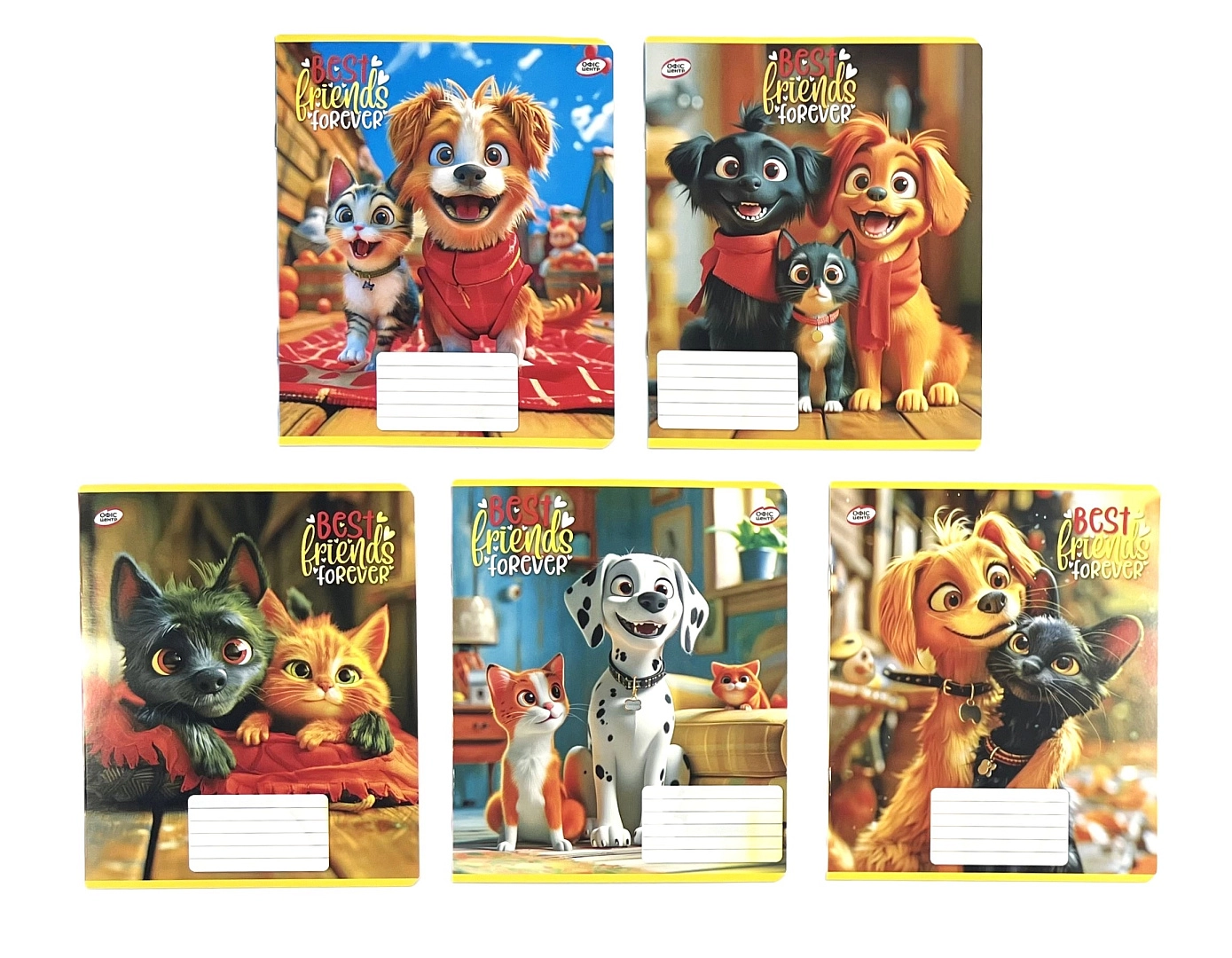 Зошит 12 аркушів лінія Офіс Центр Мікс 5к — фото 2