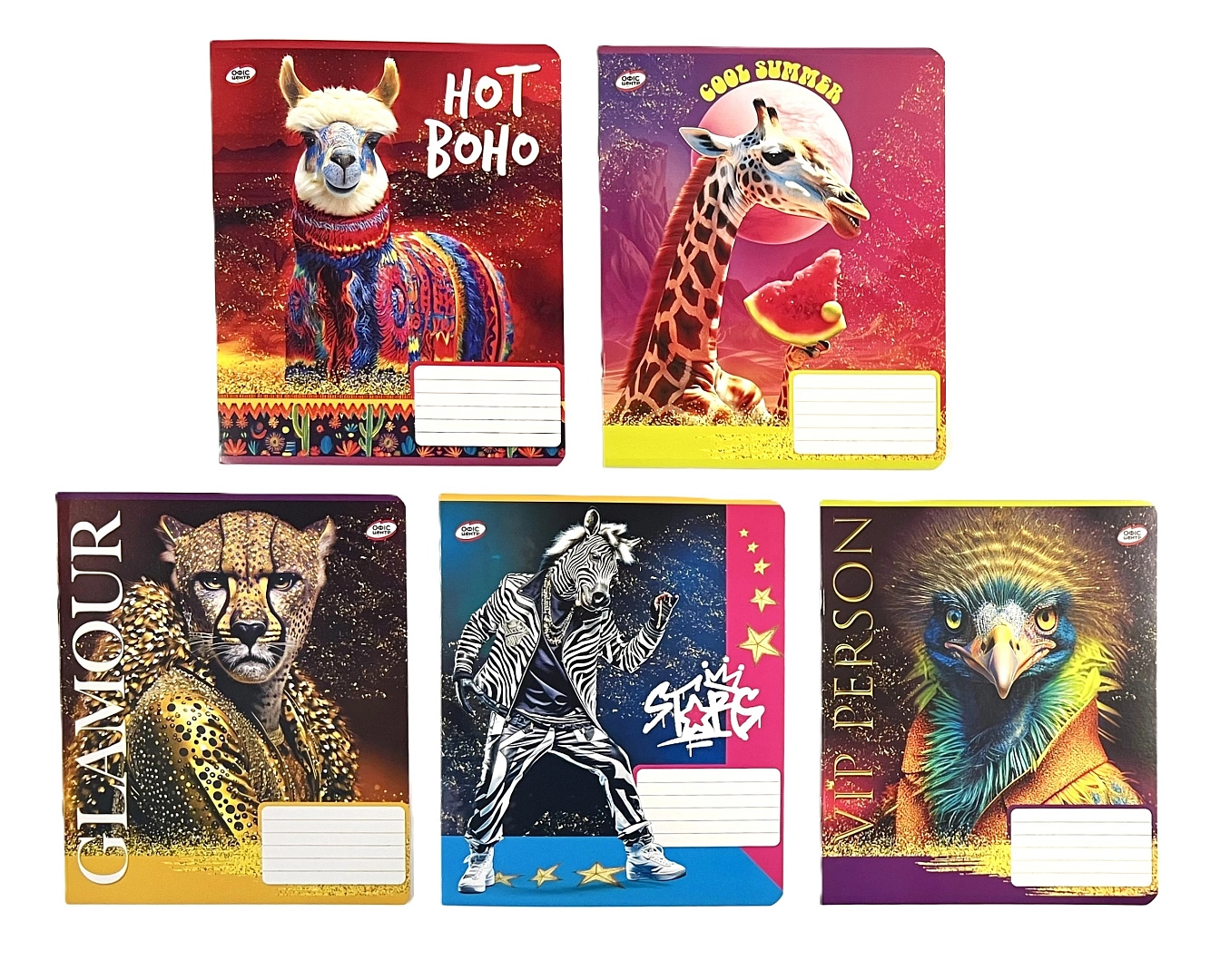 Зошит 18 аркушів лінія Офіс Центр Мікс 5к — фото 2